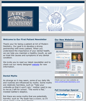 Art of Modern Dentistry Newsletter