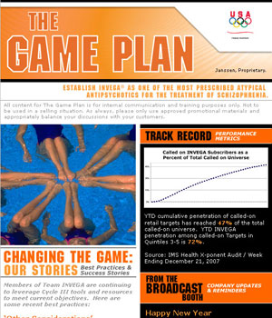INVEGA Game Plan Newsletter
